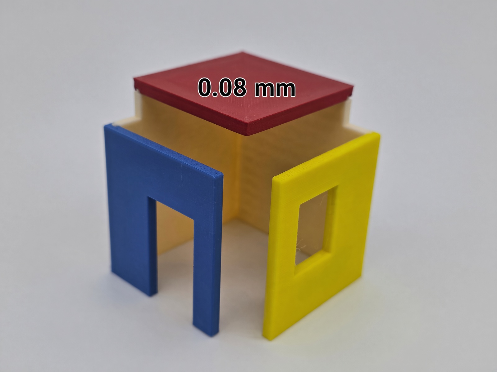 0.08mm 출력 표면 매크로