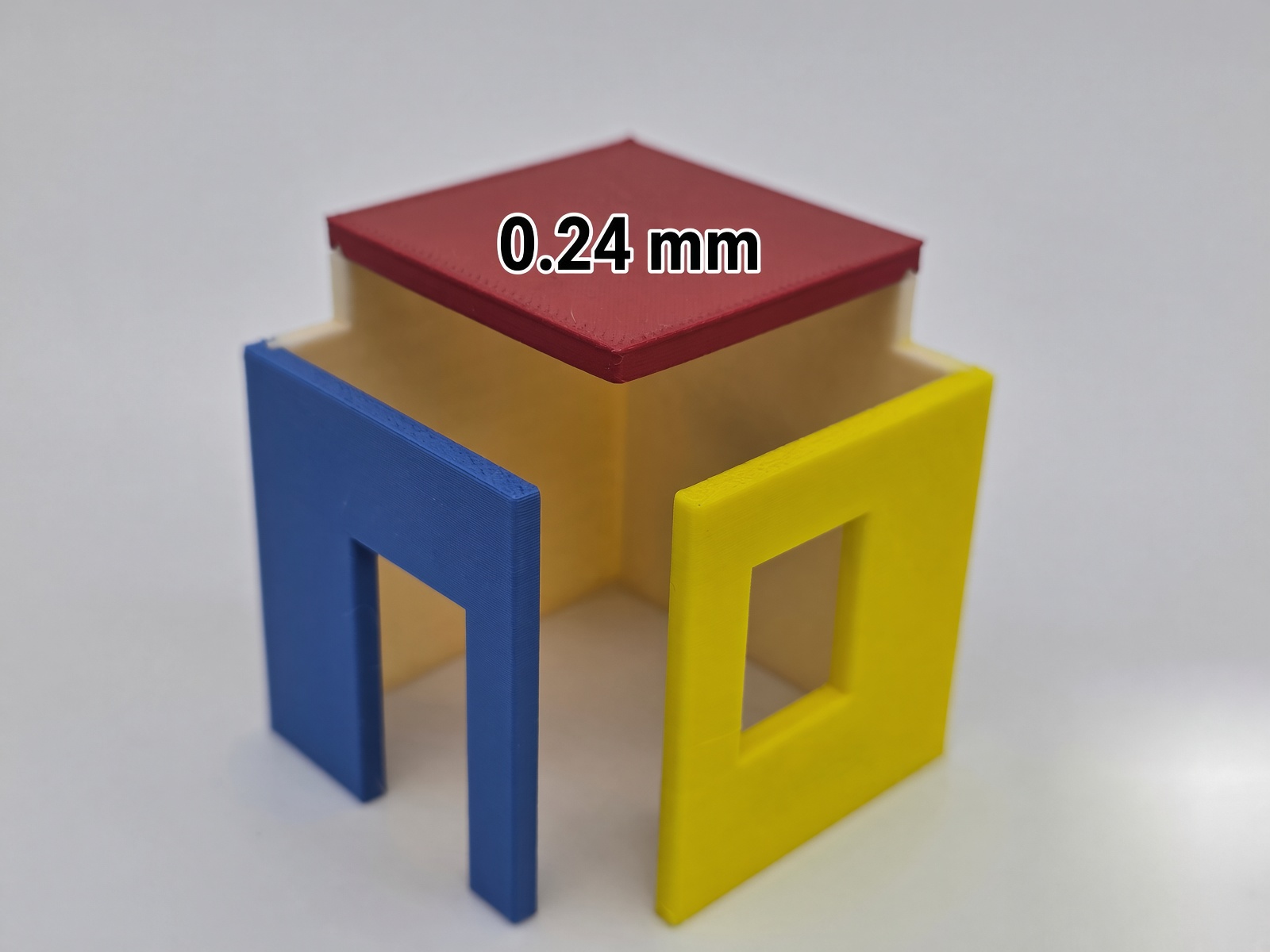 0.24mm 출력 표면 매크로